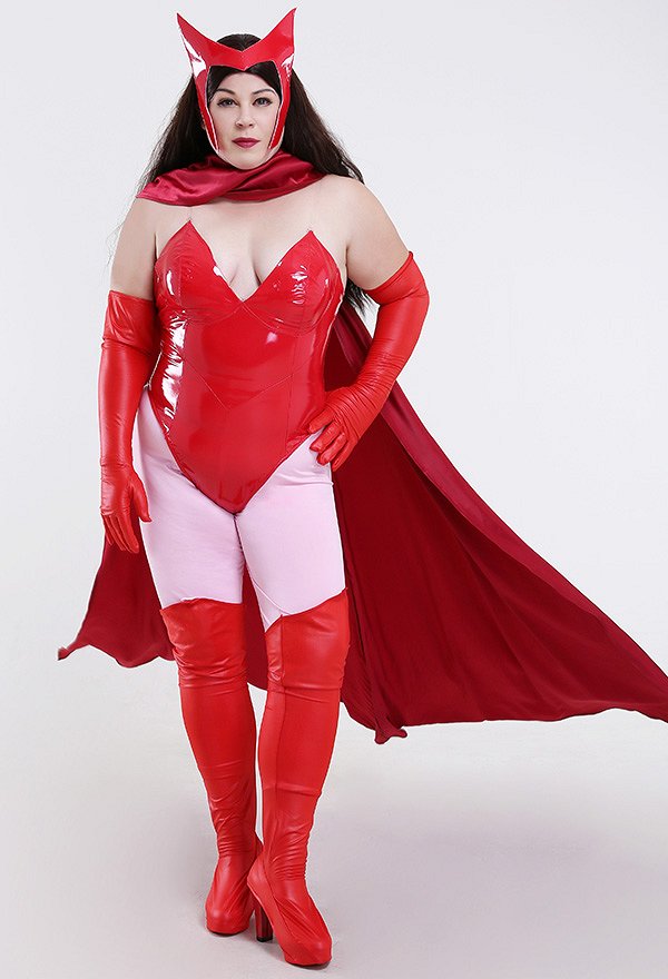 スーパーヒロイン コスプレ 衣装 プラスサイズ