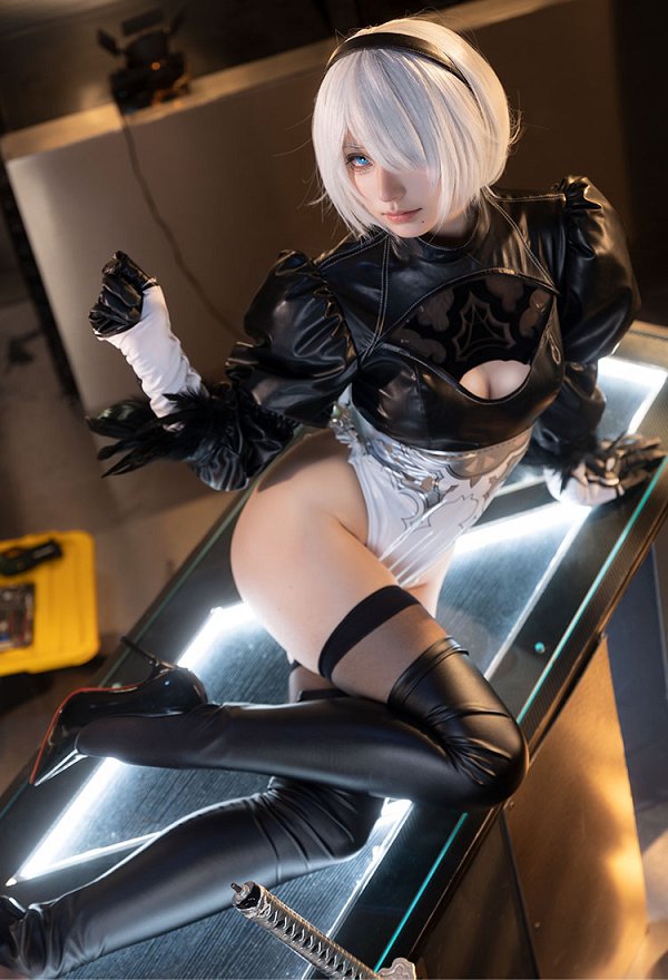 勝利の女神:NIKKE × ニーア オートマタ 中破状態 2B コスプレ 衣装 勝利の女神:NIKKE × ニーア オートマタ 中破状態 2B コスプレ 衣装