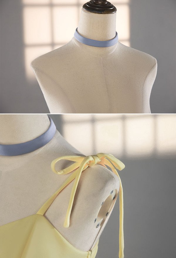 EVA アスカ 黄色い ワンピース コスプレ 衣装