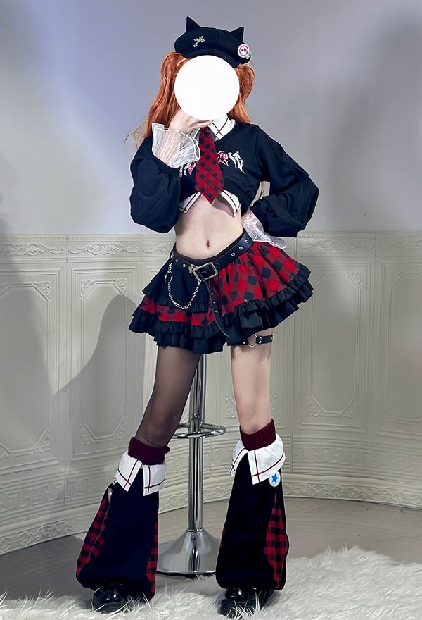萌芽象Studio エヴァ 惣流・アスカ・ラングレー (Art by 崩壞小爪 ) コスプレ 衣装