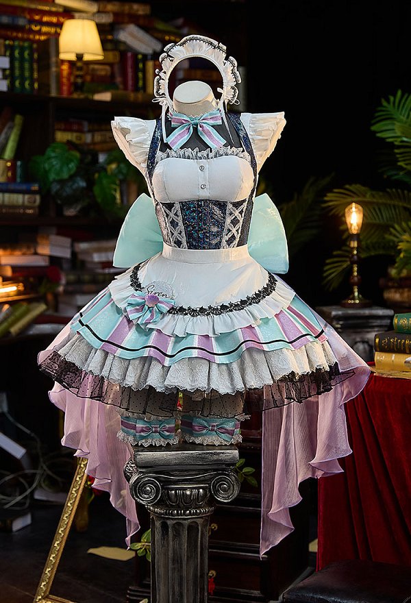 勝利の女神：NIKKE×and GALLERY コラボカフェ リトルマーメイド​ メイド服 コスプレ衣装