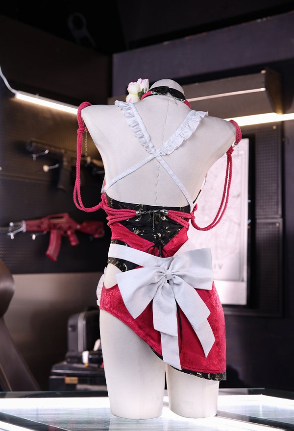 勝利の女神:NIKKE メイド・フォー・ユー ベルベット コスプレ 衣装 勝利の女神:NIKKE メイド・フォー・ユー ベルベット コスプレ 衣装