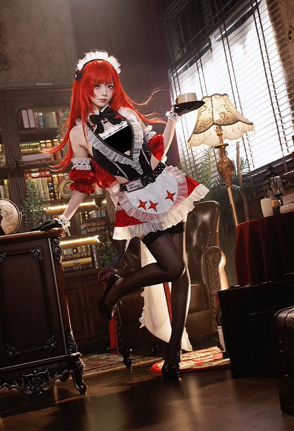 勝利の女神：NIKKE×and GALLERY コラボカフェ ラピ：レッドフード コスプレ 衣装