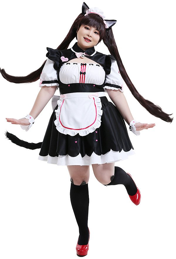 ネコぱら ショコラ コスプレ 衣装 プラスサイズ