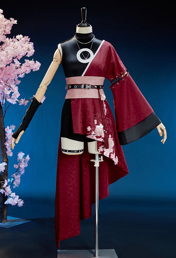 ナルト 春野 サクラ コスプレ 和風 ドレス ナルト 春野 サクラ コスプレ 和風 ドレス