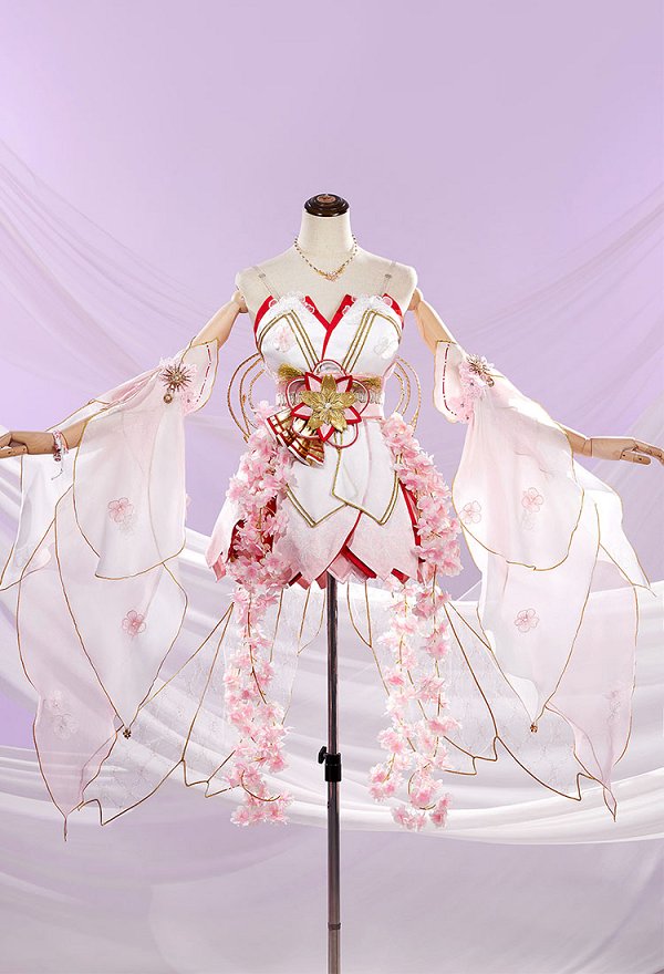 ナラカ:ブレードポイント NARAKA 土御門胡桃 櫻雲天女 コスプレ 衣装 ナラカ:ブレードポイント NARAKA 土御門胡桃 櫻雲天女 コスプレ 衣装