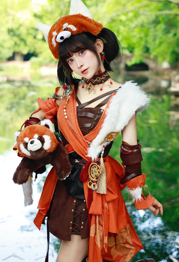逆水寒 レッサーパンダ コスプレ 衣装 逆水寒 レッサーパンダ コスプレ 衣装