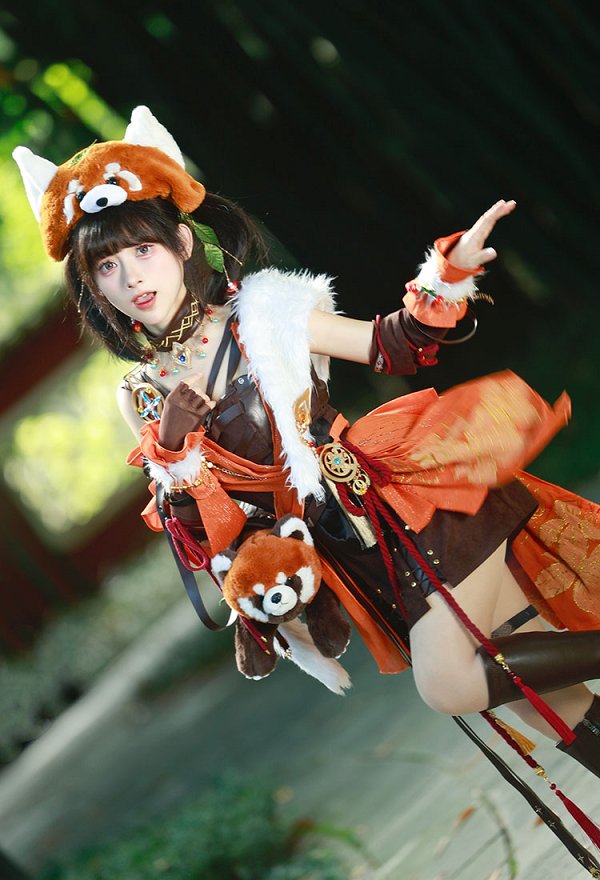 逆水寒 レッサーパンダ コスプレ 衣装 逆水寒 レッサーパンダ コスプレ 衣装