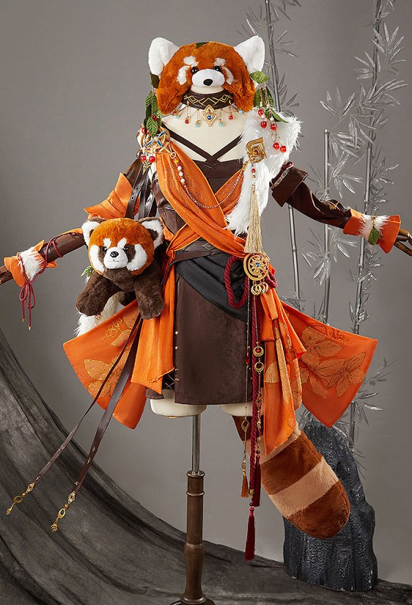 逆水寒 レッサーパンダ コスプレ 衣装 逆水寒 レッサーパンダ コスプレ 衣装