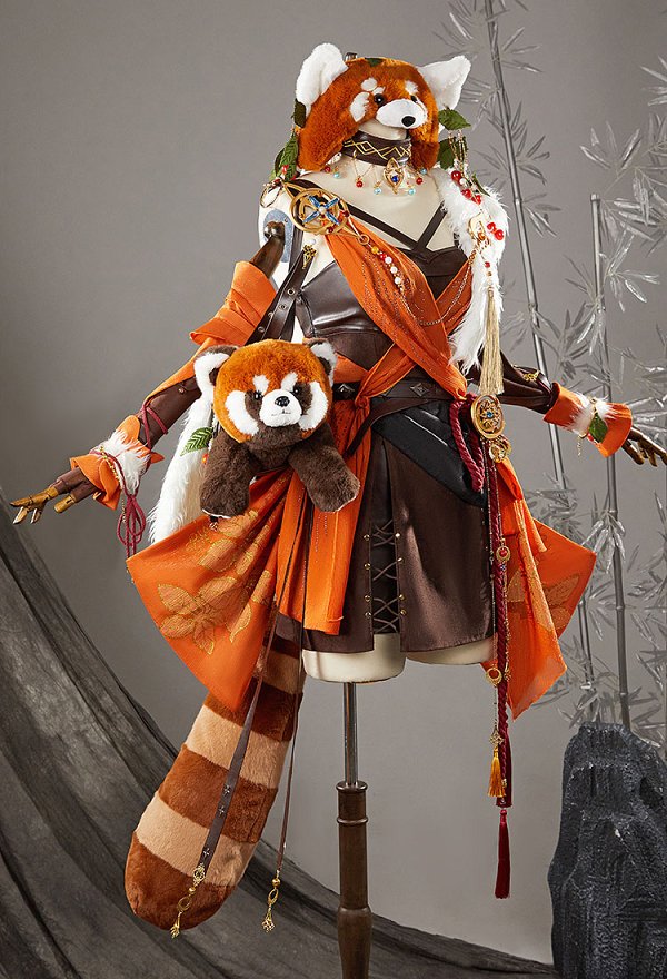 逆水寒 レッサーパンダ コスプレ 衣装 逆水寒 レッサーパンダ コスプレ 衣装
