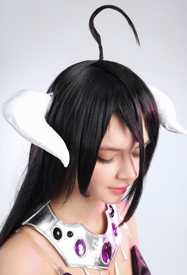 オーバーロード アルベド コスプレ 衣装 紫ドレス オーバーロード アルベド コスプレ 衣装 紫ドレス