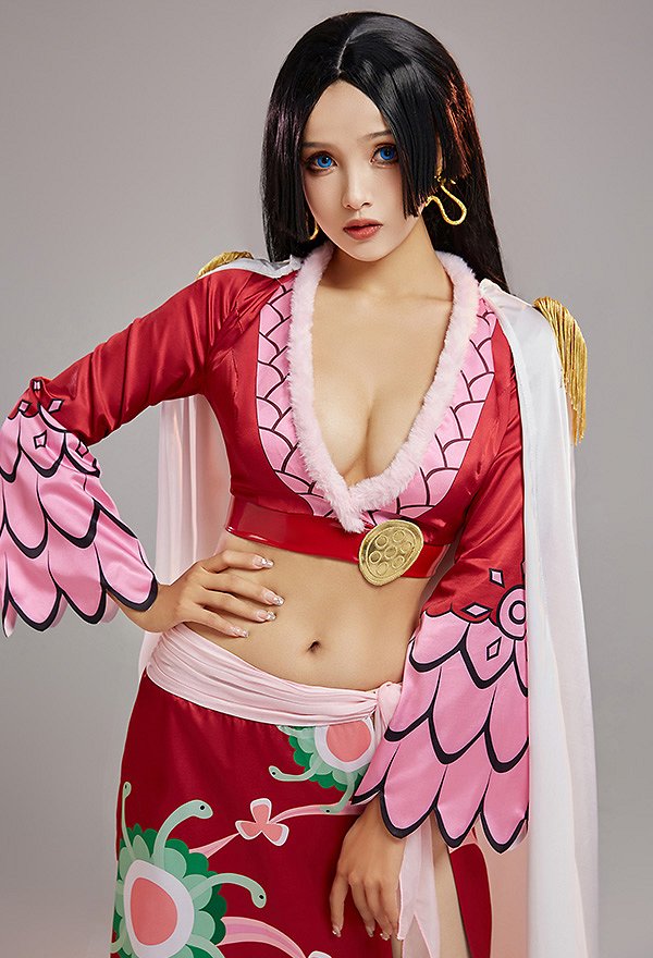ONE PIECE 海賊女帝 ボア・ハンコック コスプレ 衣装