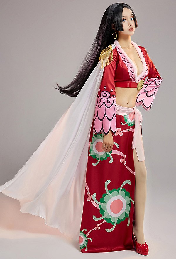 ONE PIECE 海賊女帝 ボア・ハンコック コスプレ 衣装