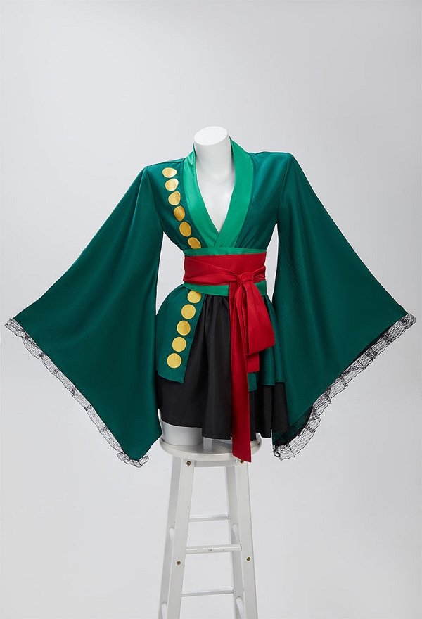 ONE PIECE ロロノア・ゾロ コスプレ 衣装 性転換 和服