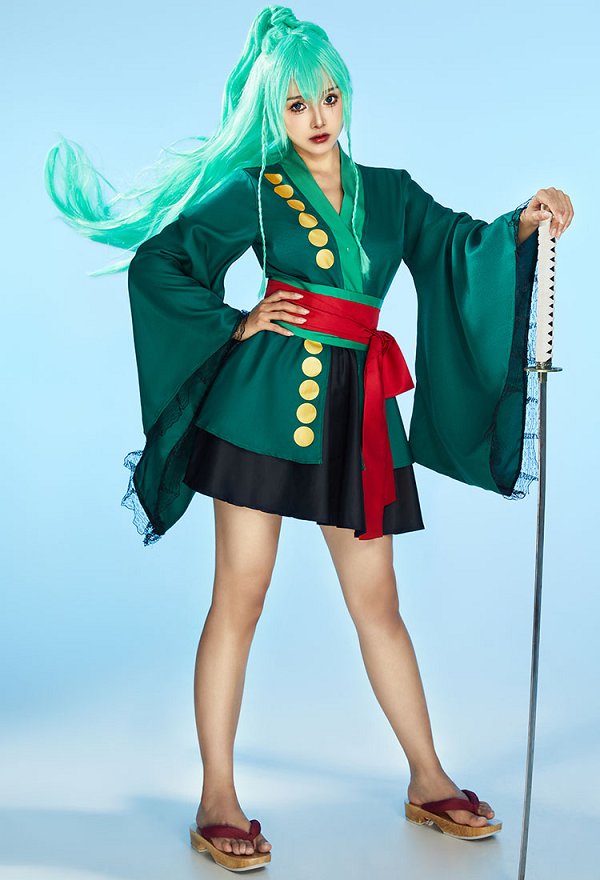 ONE PIECE ロロノア・ゾロ コスプレ 衣装 性転換 和服