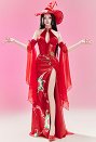 ONE PIECE 海賊女帝 ボア・ハンコック ハロウィン 魔女 同人 コスプレ 衣装