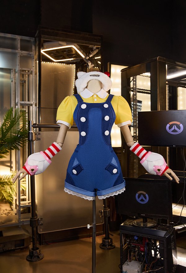 ハローキティ× オーバーウォッチ ジュノ コスプレ 衣装