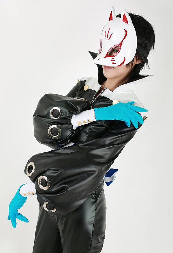 ペルソナ5 喜多川祐介 コスプレ 衣装 フォックスの怪盗服　