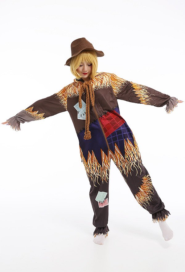 ハロウィン かかし コスプレ 衣装 パジャマ ハロウィン かかし コスプレ 衣装 パジャマ