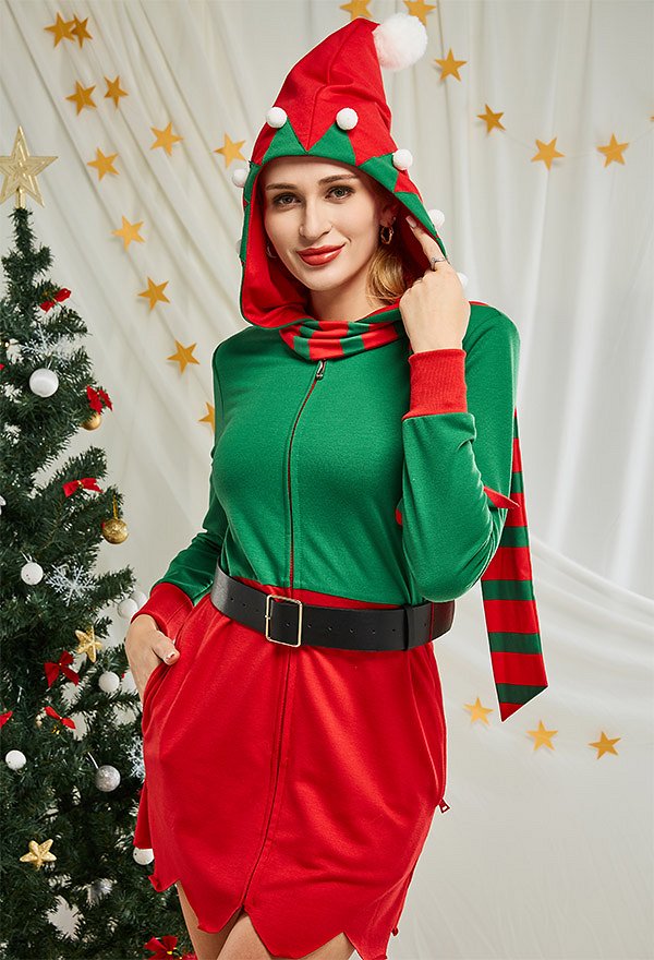クリスマス コスプレエルフ柄 パジャマ
