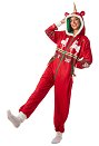 クリスマス コスプレ ユニコーン柄 着ぐるみ パジャマ