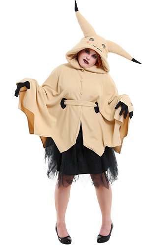 ポケットモンスター ピカチュウ ミミッキュ コスプレ 衣装 プラスサイズ