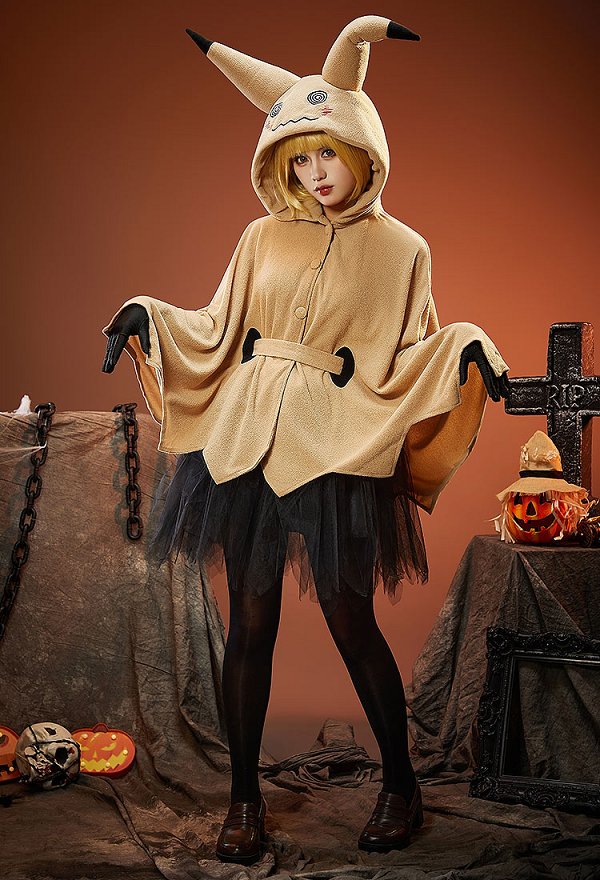 ポケットモンスター ピカチュウ ミミッキュ コスプレ 衣装 成人ハロウィンコスプレ衣装 ポケットモンスター ピカチュウ ミミッキュ コスプレ 衣装 成人ハロウィンコスプレ衣装
