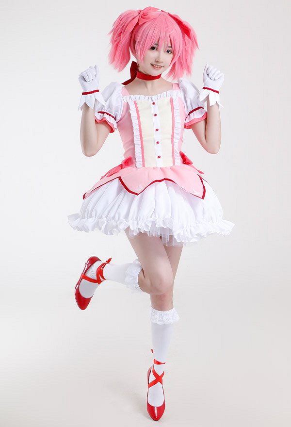 魔法少女まどか☆マギカ 鹿目まどか コスプレ 衣装 ドレス 魔法少女まどか☆マギカ 鹿目まどか コスプレ 衣装 ドレス