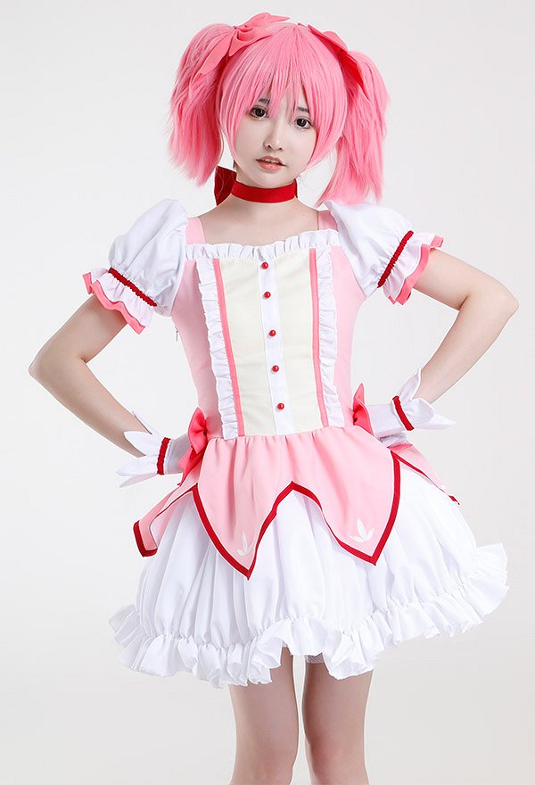 魔法少女まどか☆マギカ 鹿目まどか コスプレ 衣装 ドレス 魔法少女まどか☆マギカ 鹿目まどか コスプレ 衣装 ドレス