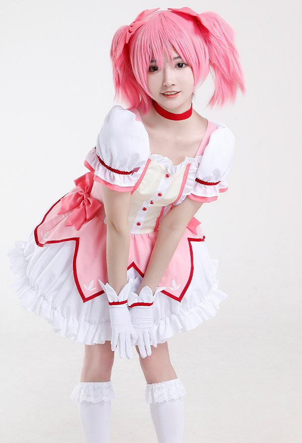魔法少女まどか☆マギカ 鹿目まどか コスプレ 衣装 ドレス 魔法少女まどか☆マギカ 鹿目まどか コスプレ 衣装 ドレス