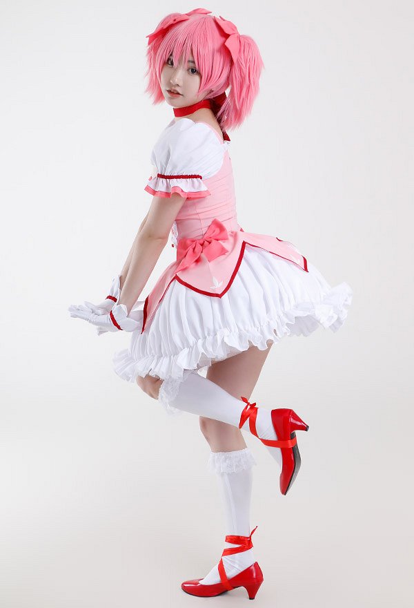 魔法少女まどか☆マギカ 鹿目まどか コスプレ 衣装 ドレス 魔法少女まどか☆マギカ 鹿目まどか コスプレ 衣装 ドレス