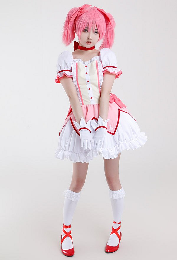 魔法少女まどか☆マギカ 鹿目まどか コスプレ 衣装 ドレス 魔法少女まどか☆マギカ 鹿目まどか コスプレ 衣装 ドレス