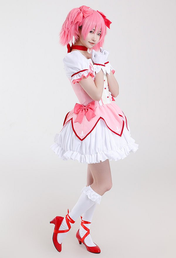 魔法少女まどか☆マギカ 鹿目まどか コスプレ 衣装 ドレス 魔法少女まどか☆マギカ 鹿目まどか コスプレ 衣装 ドレス