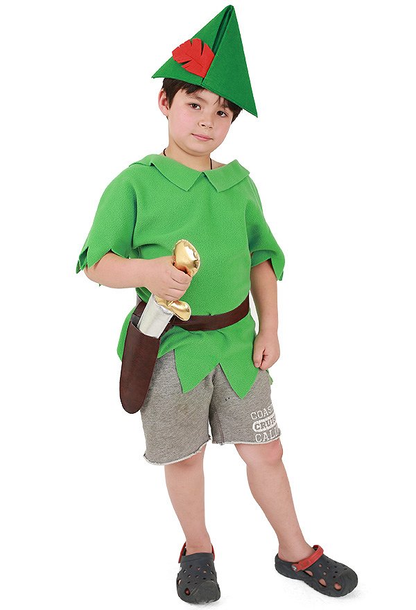 ピーターパン 子供 ハロウィン コスプレ 衣装