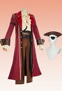 ハロウィーン用 メンズ 海賊 コスプレ スチームパンク・ルネサンス風 コスチューム