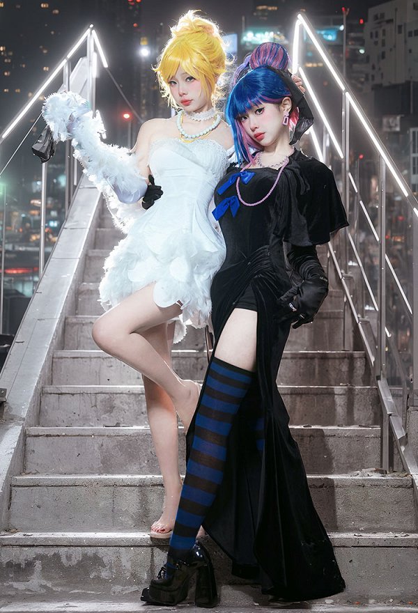 パンティ&ストッキングwithガーターベルト ストッキング コスプレ 衣装 カジノドレス パンティ&ストッキングwithガーターベルト ストッキング コスプレ 衣装 カジノドレス