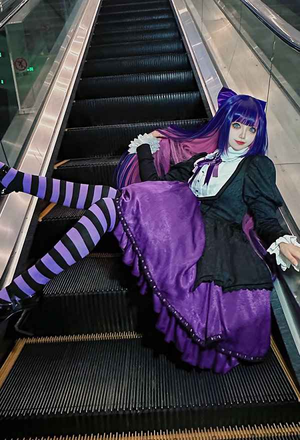 パンティ&ストッキングwithガーターベルト ストッキング コスプレ ロリータ ドレス