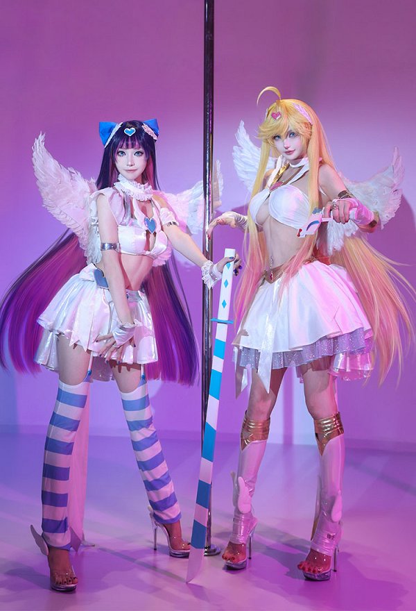Newパンティ&ストッキングwithガーターベルト ストッキング コスプレ 衣装