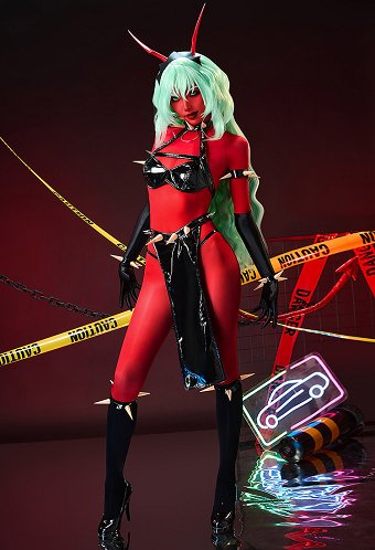 Newパンティ&ストッキングwithガーターベルト スキャンティ コスプレ 衣装