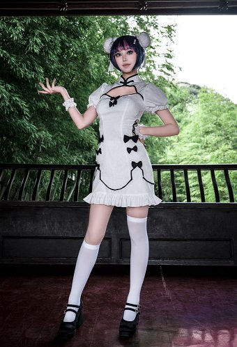 パンティ&ストッキングwithガーターベルト ストッキング 中華風 チャイナドレス コスプレ 衣装