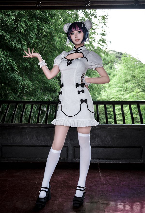 ストッキング チャイナドレス コスプレ 衣装 - パンティ&amp