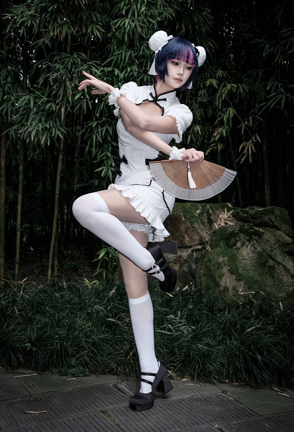 パンティ&ストッキングwithガーターベルト ストッキング 中華風 チャイナドレス コスプレ 衣装