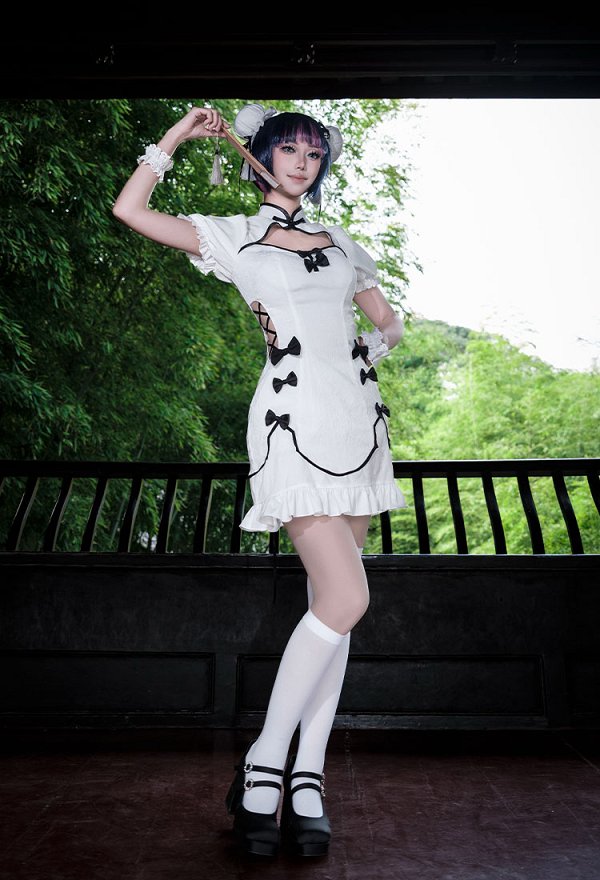パンティ&ストッキングwithガーターベルト ストッキング 中華風 チャイナドレス コスプレ 衣装
