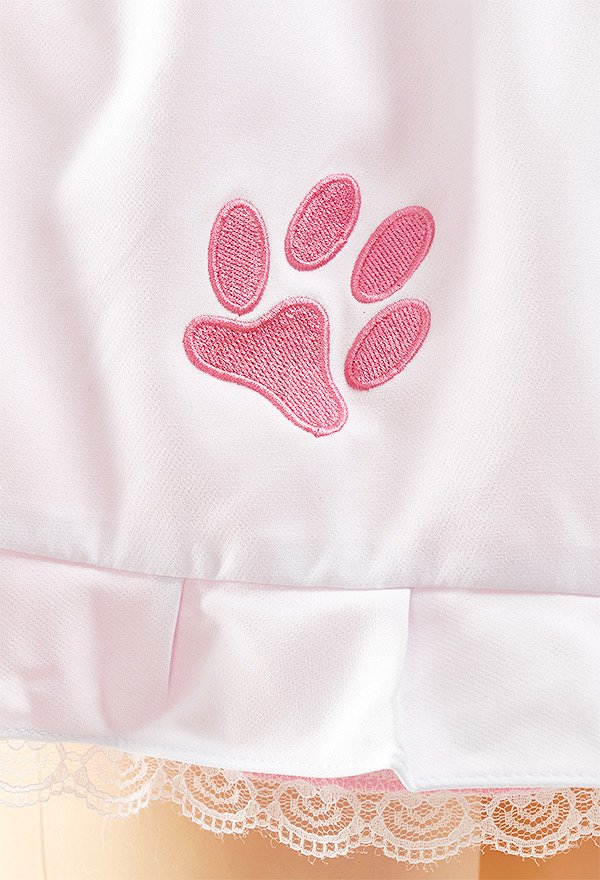 女性 多色 セクシー 胸中空 メイド ドレス ホームウェア 猫 エプロン コスプレ 衣装
