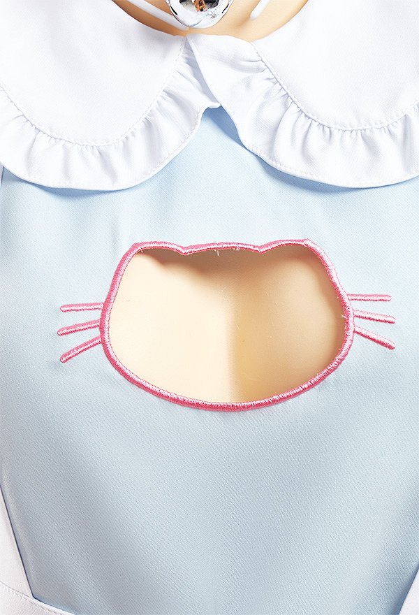 女性 多色 セクシー 胸中空 メイド ドレス ホームウェア 猫 エプロン コスプレ 衣装