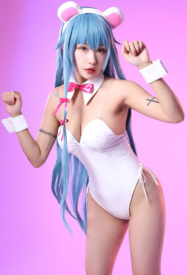 クマ ガール コスプレ 衣装 ボディスーツ