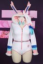 プラスサイズ バニーガール ふわふわ ボデースーツ コスプレ ホームウェア 下着