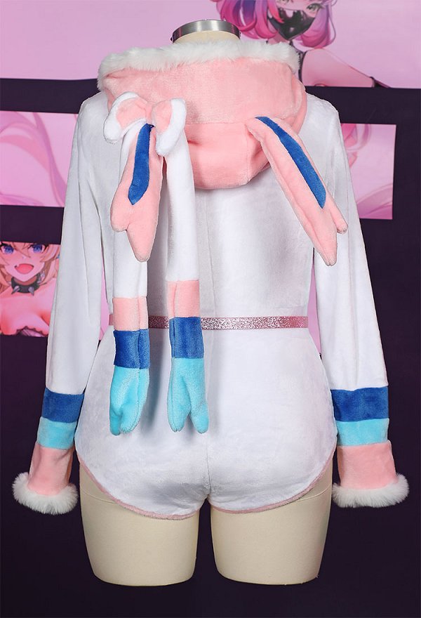 プラスサイズ バニーガール ふわふわ ボデースーツ コスプレ ホームウェア 下着