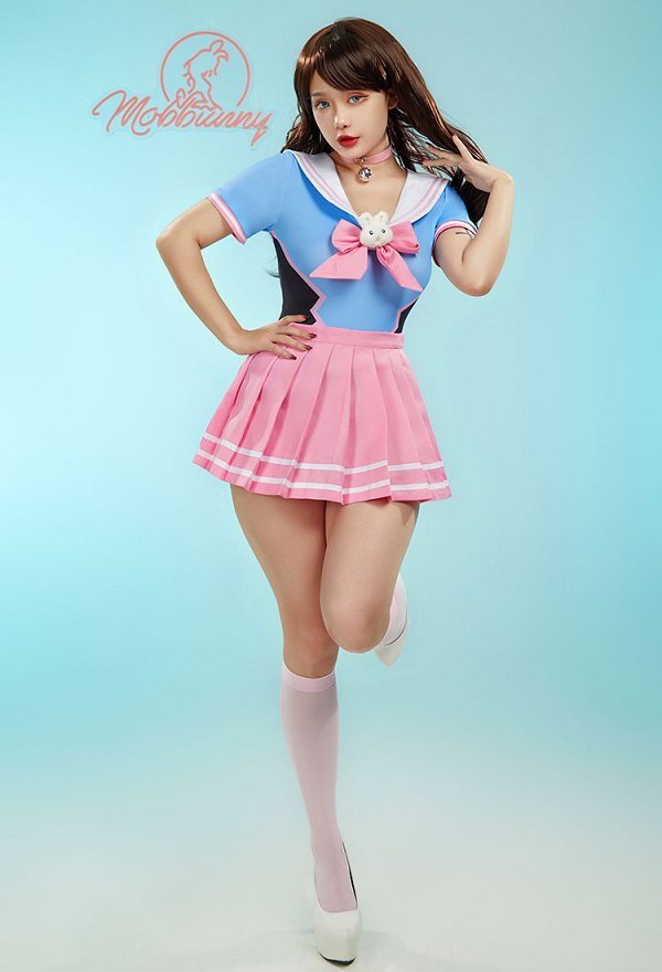 オーバーウォッチ DVA コスプレ セーラー服 セクシー 下着