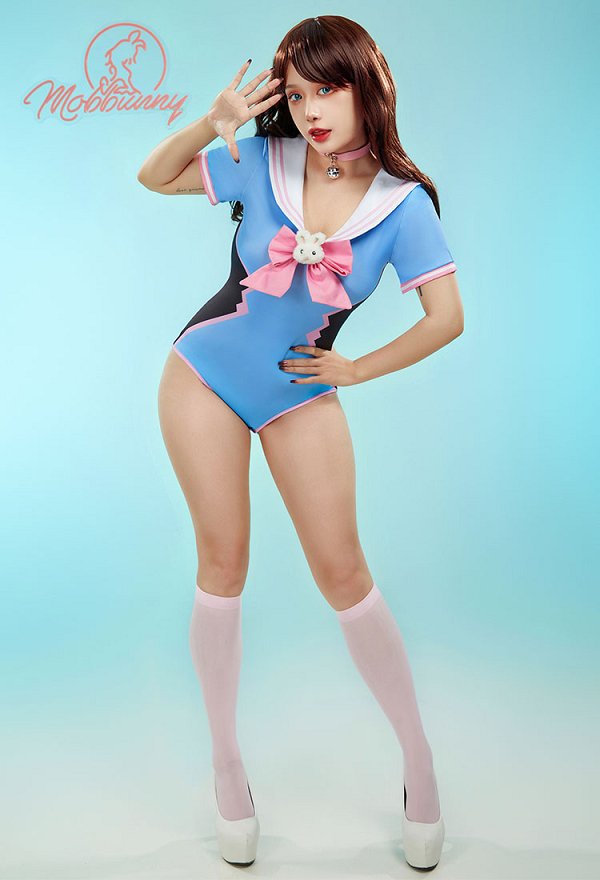 オーバーウォッチ DVA コスプレ セーラー服 セクシー 下着